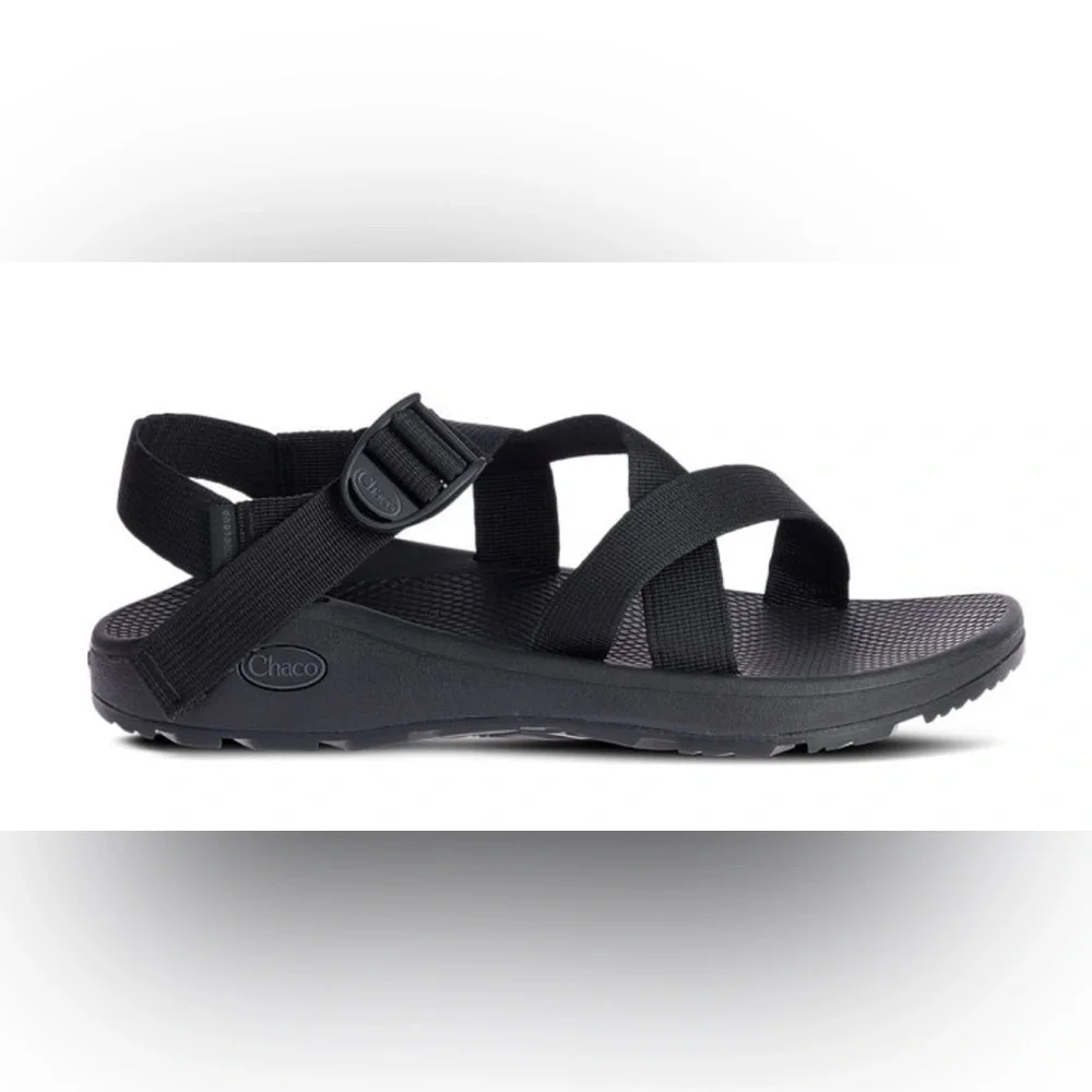 Chaco Men's Z/Cloud Adjustable Strap Cushioned Black Adventure Sandals Size 11
